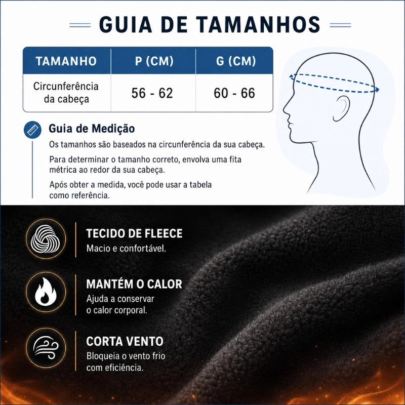Balaclava Masculina Térmica Corta Vento - Jonzy