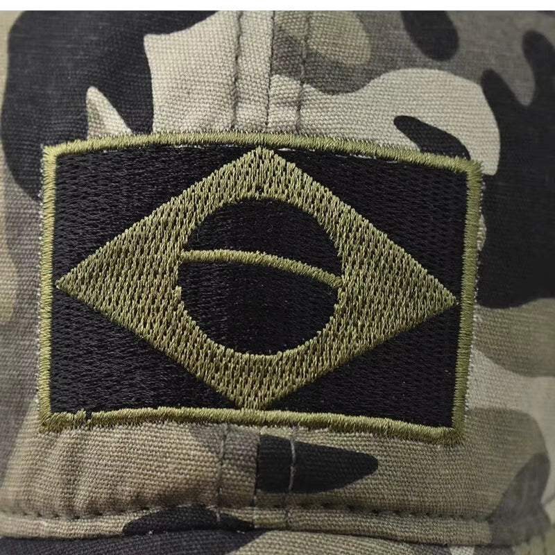 Boné Masculino Camuflado Brasil - Jonzy