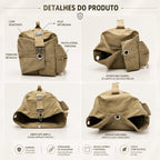 Mochila Masculina de Lona Atlas - Jonzy