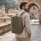 Mochila Masculina de Lona Atlas - Jonzy