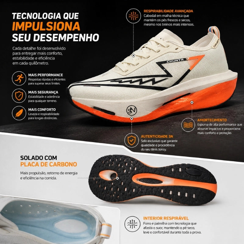 Tênis de Corrida Masculino Max Performance - Jonzy